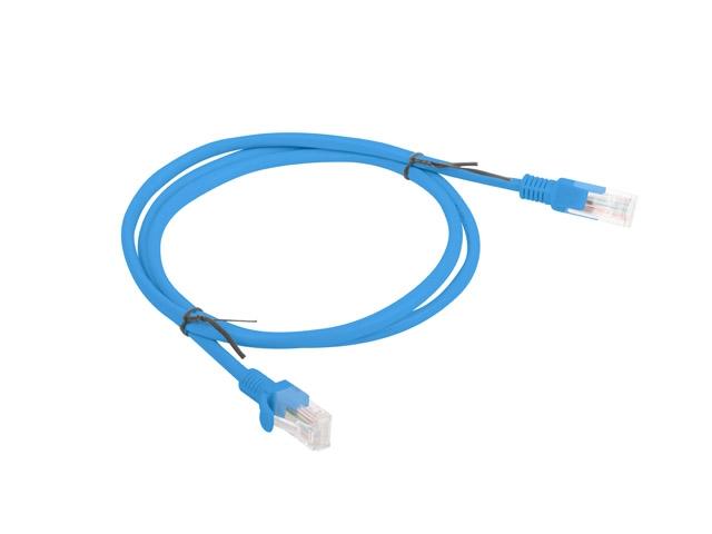 Кабел Lanberg patch cord CAT.6 1m, blue