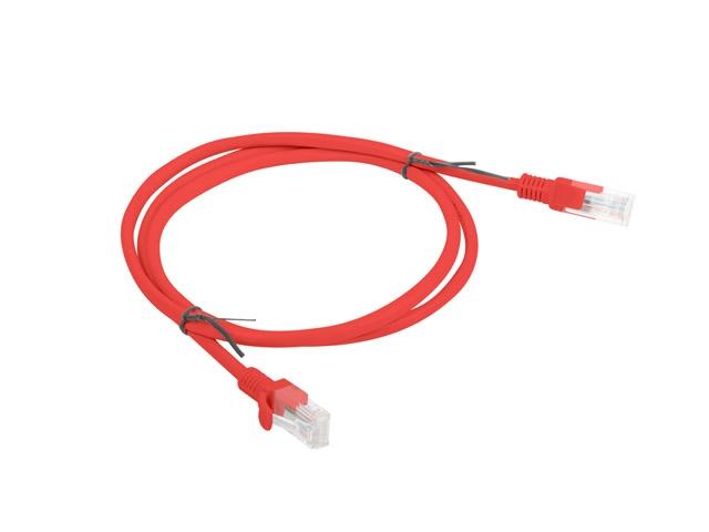 Кабел Lanberg patch cord CAT.6 1m, red