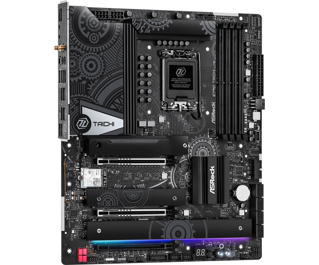 Дънна платка ASROCK Z790 TAICHI LITE, LGA1700, DDR5, PCIe 5.0, 8x SATA 6Gb/s, 1x M.2 Gen5, 4x M.2 Gen4, HDMI, USB Type-C
