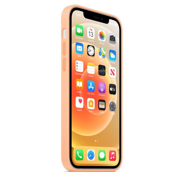 Калъф Apple iPhone 12/12 Pro Silicone Case with MagSafe - Cantaloupe
