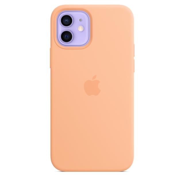 Калъф Apple iPhone 12/12 Pro Silicone Case with MagSafe - Cantaloupe
