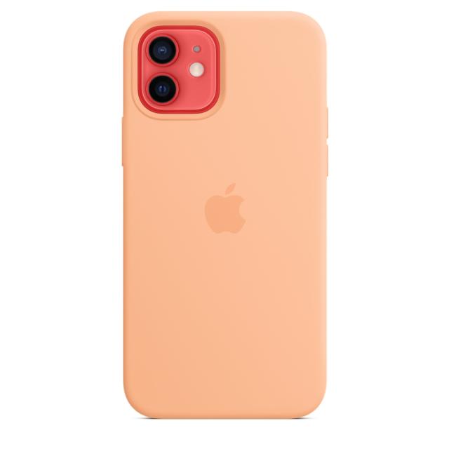 Калъф Apple iPhone 12/12 Pro Silicone Case with MagSafe - Cantaloupe