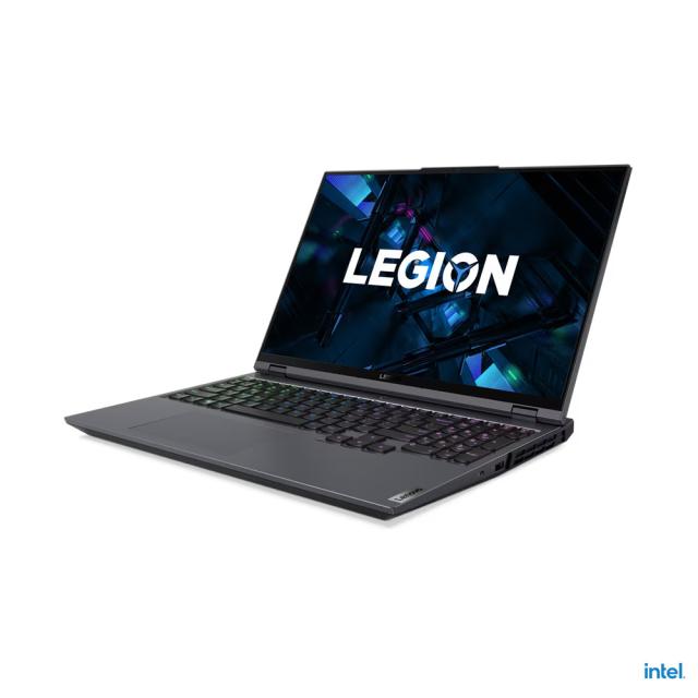 Лаптоп Lenovo Legion 5 Pro 16ITH6H, (8-ядрен) Tiger Lake Intel Core i7-11800H 2.3/4.6 GHz, 16" (40.64 cm) WQXGA IPS 500nits Anti-Glare 165Hz Display & GF RTX 3070 8GB, 16GB DDR4, 1TB SSD, 1x Thunderbolt 4, Free DOS