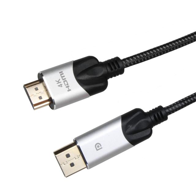 VCom Кабел Display Port M / HDMI M - 4K 60Hz - CG608M-1.8m