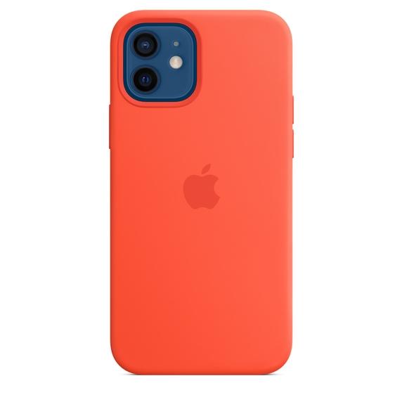 Калъф Apple iPhone 12/12 Pro Silicone Case with MagSafe - Electric Orange