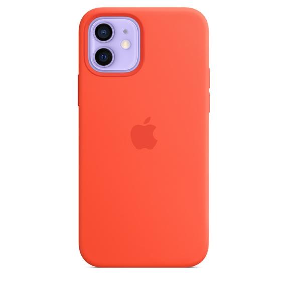 Калъф Apple iPhone 12/12 Pro Silicone Case with MagSafe - Electric Orange