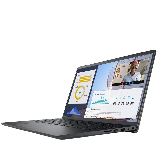 Лаптоп Dell Vostro 3535, AMD Ryzen 7 7730U (8C, 16 threads), 15.6" FHD (1920 x 1080) 120 Hz AG, 16GB (2x8GB) DDR4 3200MHz, 512GB PCIe NVMe SSD, AMD Radeon Graphics, WiFi + BT,  KBD, FPR, Linux