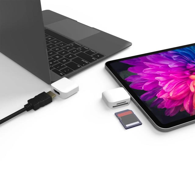 Мултипортов адаптер, j5create JCD387, 2 модула, USB-C