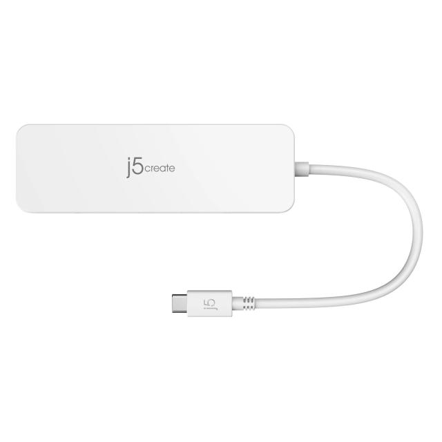 Мултипортов адаптер, j5create Mini Dock JCD373, USB, HDMI, SD, 3.5 mm jack