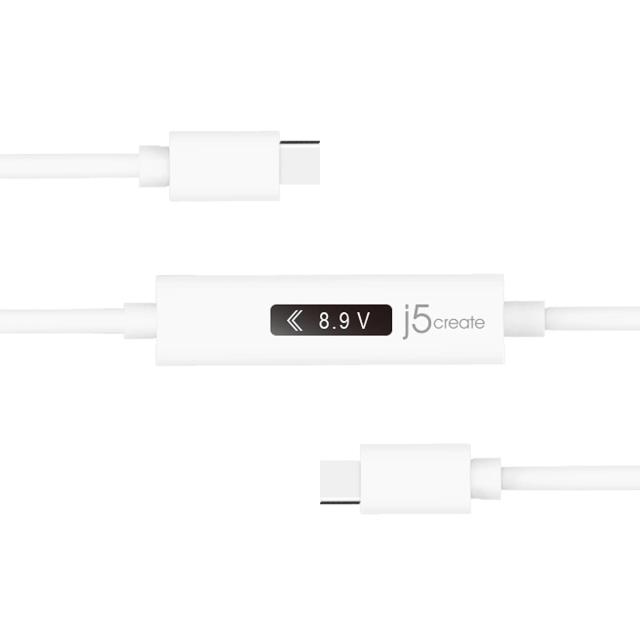 Кабел за зареждане j5create JUCP14, Измервател на мощност, USB-C