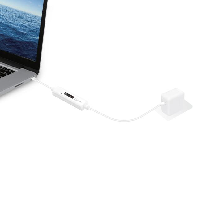 Кабел за зареждане j5create JUCP14, Измервател на мощност, USB-C