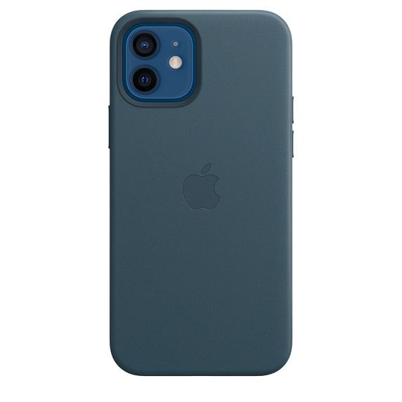 Калъф Apple iPhone 12/12 Pro Leather Case with MagSafe - Baltic Blue (Seasonal Fall 2020)
