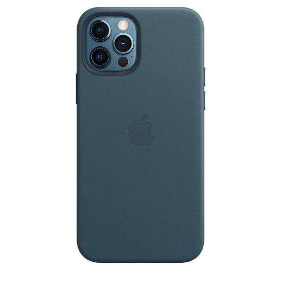 Калъф Apple iPhone 12/12 Pro Leather Case with MagSafe - Baltic Blue (Seasonal Fall 2020)