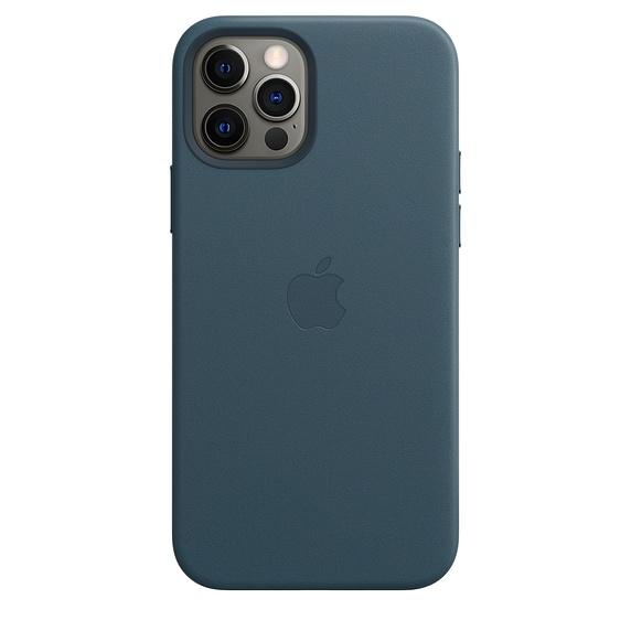 Калъф Apple iPhone 12/12 Pro Leather Case with MagSafe - Baltic Blue (Seasonal Fall 2020)