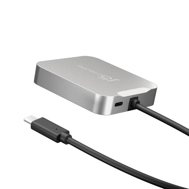 Мултипортов адаптер, j5create JCD391 86W, USB-C, USB-A, HDMI, RJ-45