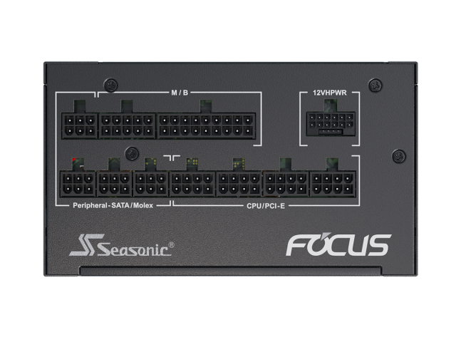 Захранване SEASONIC FOCUS GX-750 750W, 80+ Gold PCIe 5.0, Fully Modular