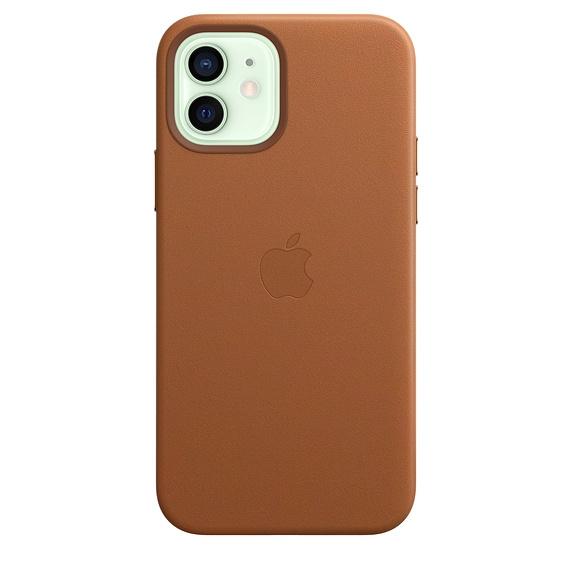 Калъф Apple iPhone 12/12 Pro Leather Case with MagSafe - Saddle Brown