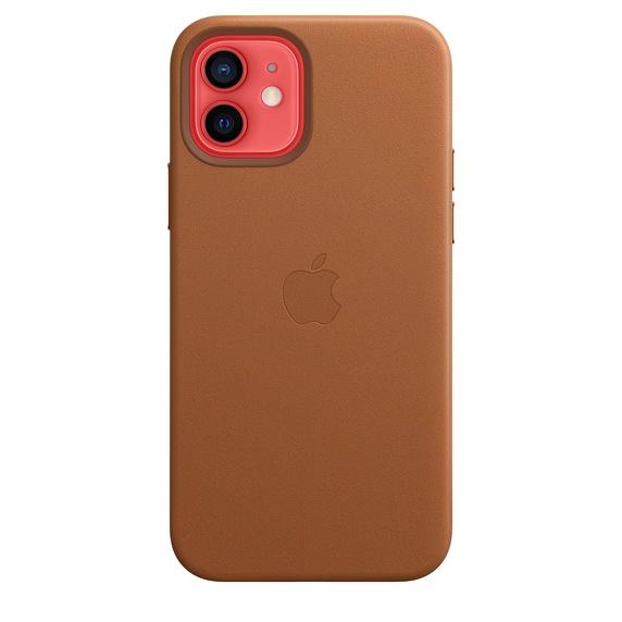 Калъф Apple iPhone 12/12 Pro Leather Case with MagSafe - Saddle Brown