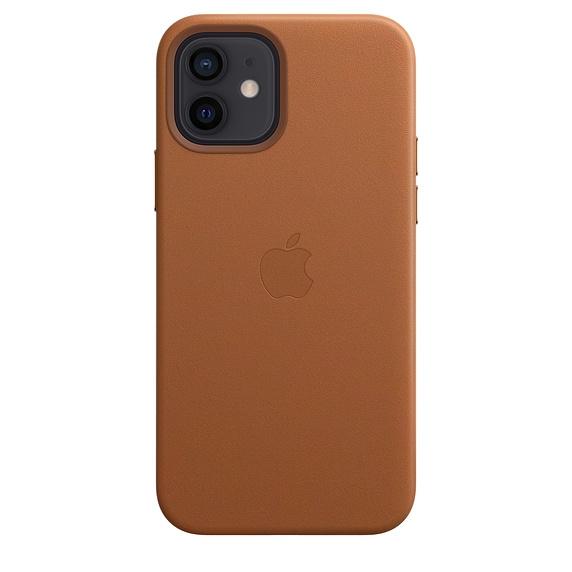 Калъф Apple iPhone 12/12 Pro Leather Case with MagSafe - Saddle Brown