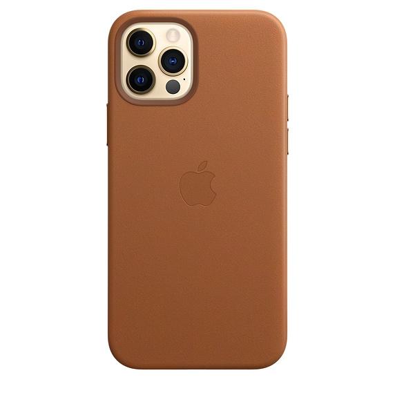 Калъф Apple iPhone 12/12 Pro Leather Case with MagSafe - Saddle Brown