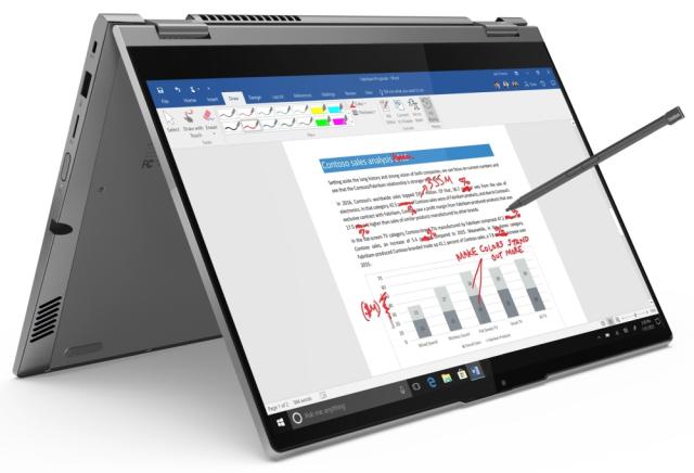 Лаптоп Lenovo ThinkBook 14s Yoga Intel Core i5-1135G7 (2.4MHz up to 4.2GHz, 8MB), 16GB (8GB+8GB) DDR4 3200MHz, 512GB SSD, 14" FHD (1920x1080) IPS Glossy, Touch, Intel Iris Xe Graphics, WLAN, BT, 720p Cam, Backlit KB, FPR, Mineral Grey, 4 cell, Win 10