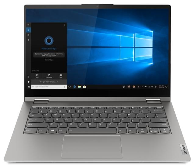 Лаптоп Lenovo ThinkBook 14s Yoga Intel Core i5-1135G7 (2.4MHz up to 4.2GHz, 8MB), 16GB (8GB+8GB) DDR4 3200MHz, 512GB SSD, 14" FHD (1920x1080) IPS Glossy, Touch, Intel Iris Xe Graphics, WLAN, BT, 720p Cam, Backlit KB, FPR, Mineral Grey, 4 cell, Win 10