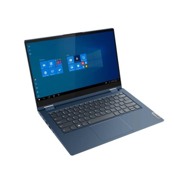 Лаптоп Lenovo ThinkBook 14s Yoga Intel Core i5-1135G7 (2.4MHz up to 4.2GHz, 8MB), 16GB (8GB+8GB) DDR4 3200MHz, 512GB SSD, 14" FHD (1920x1080) IPS Glossy, Touch, Intel Iris Xe Graphics, WLAN, BT, 720p Cam, Backlit KB, FPR, Abyss Blue, 4 cell, Win 10 P