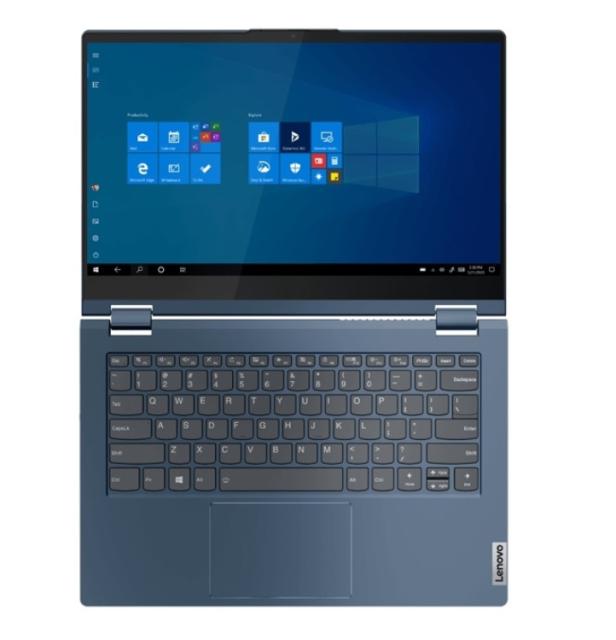 Лаптоп Lenovo ThinkBook 14s Yoga Intel Core i5-1135G7 (2.4MHz up to 4.2GHz, 8MB), 16GB (8GB+8GB) DDR4 3200MHz, 512GB SSD, 14" FHD (1920x1080) IPS Glossy, Touch, Intel Iris Xe Graphics, WLAN, BT, 720p Cam, Backlit KB, FPR, Abyss Blue, 4 cell, Win 10 P