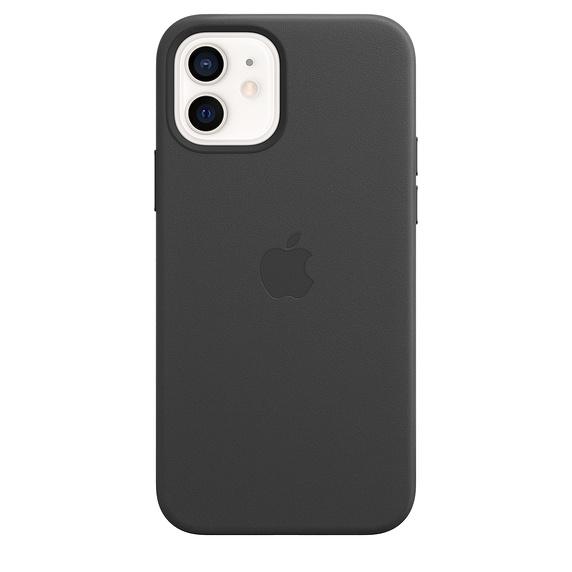 Калъф Apple iPhone 12/12 Pro Leather Case with MagSafe - Black