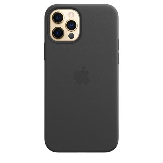 Калъф Apple iPhone 12/12 Pro Leather Case with MagSafe - Black