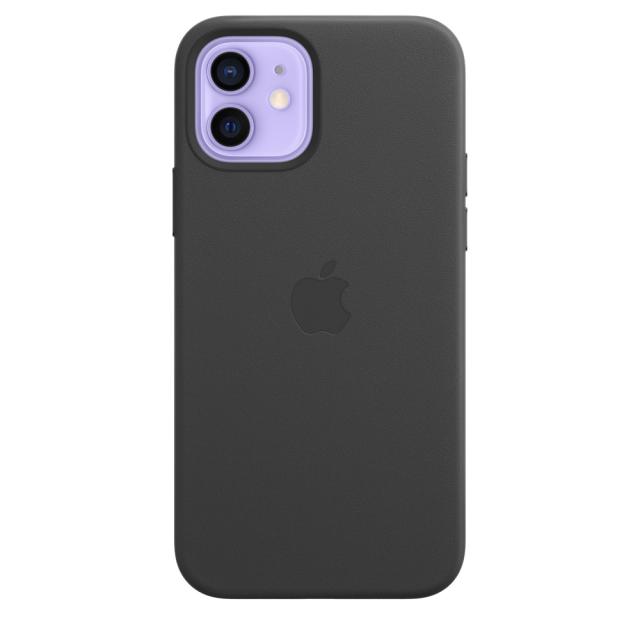 Калъф Apple iPhone 12/12 Pro Leather Case with MagSafe - Deep Violet
