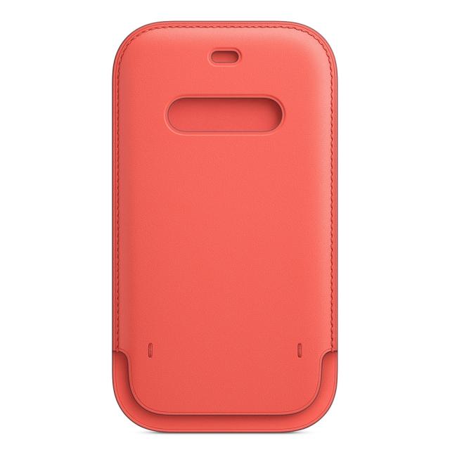Калъф Apple iPhone 12|12 Pro Leather Sleeve with MagSafe - Pink Citrus (Seasonal Nov 2020)