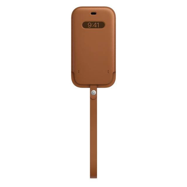 Калъф Apple iPhone 12|12 Pro Leather Sleeve with MagSafe - Saddle Brown