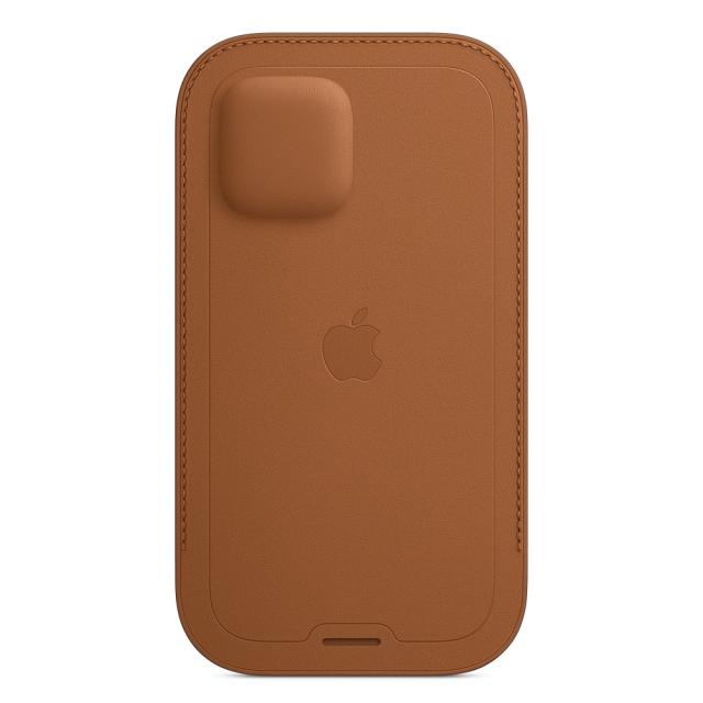 Калъф Apple iPhone 12|12 Pro Leather Sleeve with MagSafe - Saddle Brown