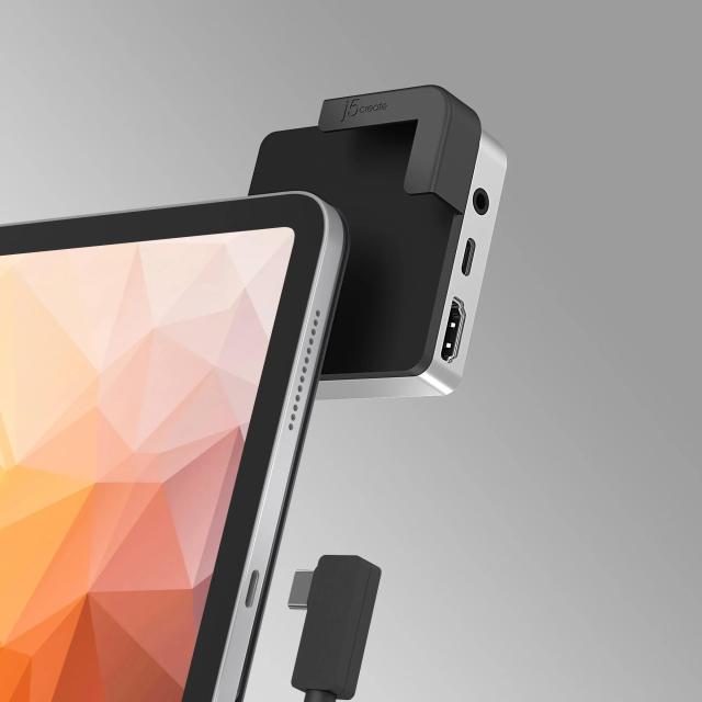 Мултипортов адаптер,  j5create JCD612, USB-C към 4K 60 Hz, HDMI, За iPad Pro