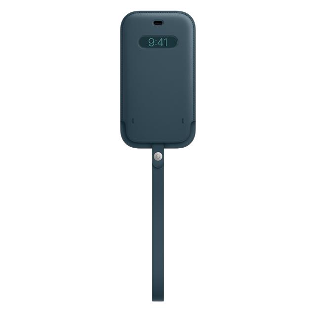 Калъф Apple iPhone 12|12 Pro Leather Sleeve with MagSafe - Baltic Blue (Seasonal Nov 2020)