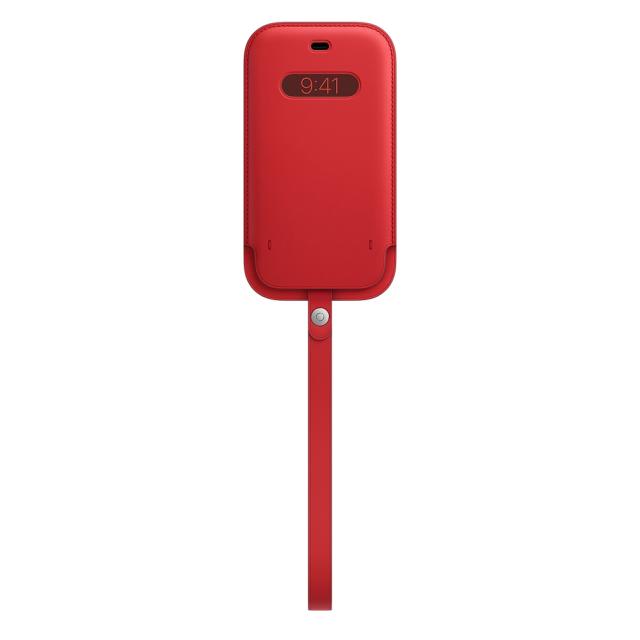 Калъф Apple iPhone 12|12 Pro Leather Sleeve with MagSafe - (PRODUCT)RED