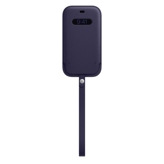 Калъф Apple iPhone 12 | 12 Pro Leather Sleeve with MagSafe - Deep Violet