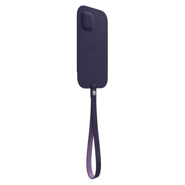 Калъф Apple iPhone 12 | 12 Pro Leather Sleeve with MagSafe - Deep Violet