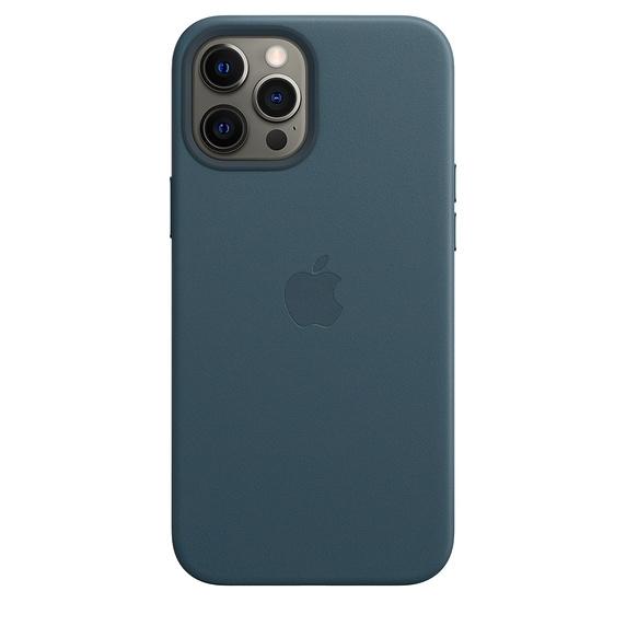 Калъф Apple iPhone 12 Pro Max Leather Case with MagSafe - Baltic Blue (Seasonal Fall 2020)