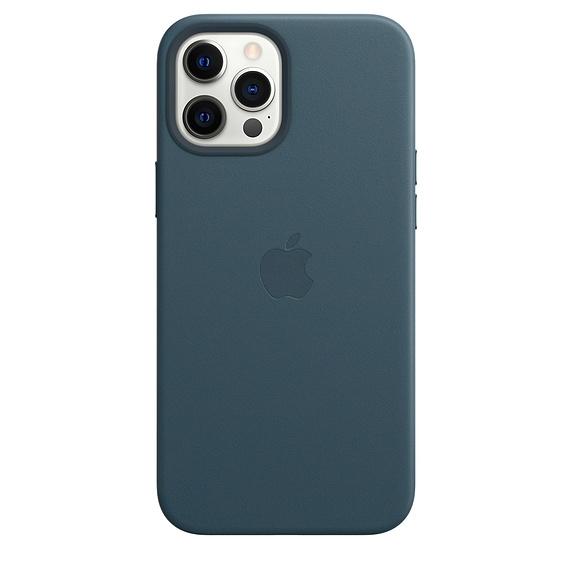 Калъф Apple iPhone 12 Pro Max Leather Case with MagSafe - Baltic Blue (Seasonal Fall 2020)