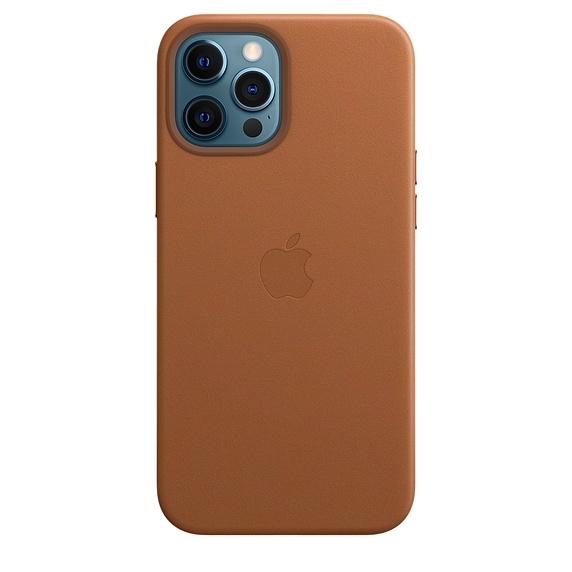 Калъф Apple iPhone 12 Pro Max Leather Case with MagSafe - Saddle Brown