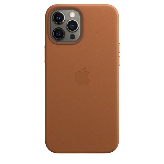 Калъф Apple iPhone 12 Pro Max Leather Case with MagSafe - Saddle Brown