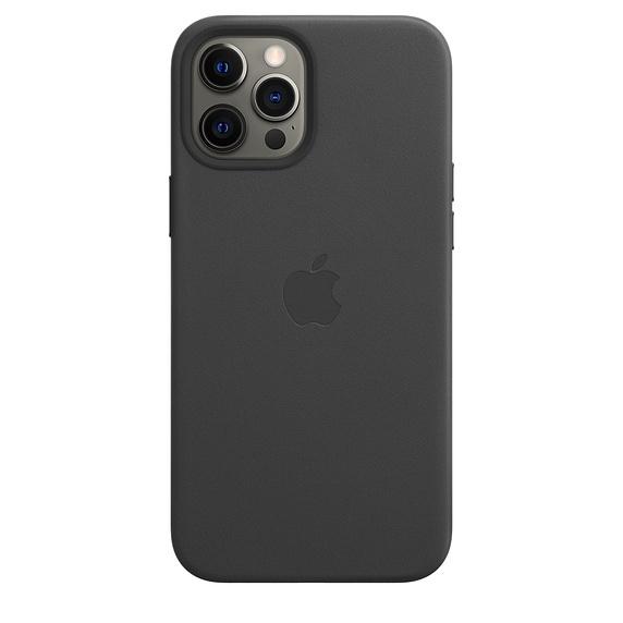 Калъф Apple iPhone 12 Pro Max Leather Case with MagSafe - Black