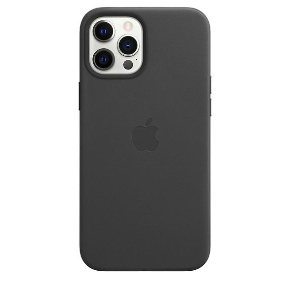 Калъф Apple iPhone 12 Pro Max Leather Case with MagSafe - Black
