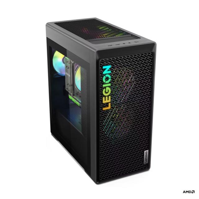 Настолен компютър LENOVO Legion T5 26ARA8, AMD Ryzen™ 7 7700 (8C / 16T, 3.8 / 5.3GHz, 8MB L2 / 32MB L3), 2x 16GB DDR5, 1TB SSD M.2 PCIe 4.0x4 NVMe, NVIDIA GeForce RTX 4060Ti 8GB GDDR6, Wi-Fi 6E, Free DOS