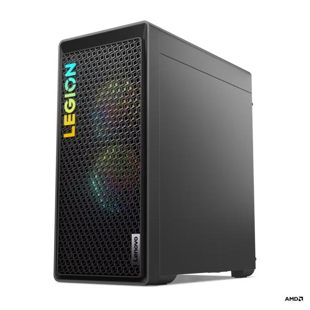 Настолен компютър LENOVO Legion T5 26ARA8, AMD Ryzen™ 7 7700 (8C / 16T, 3.8 / 5.3GHz, 8MB L2 / 32MB L3), 2x 16GB DDR5, 1TB SSD M.2 PCIe 4.0x4 NVMe, NVIDIA GeForce RTX 4060Ti 8GB GDDR6, Wi-Fi 6E, Free DOS