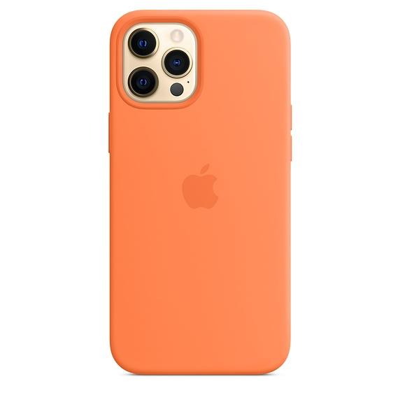 Калъф Apple iPhone 12 Pro Max Silicone Case with MagSafe - Kumquat (Seasonal Fall 2020)