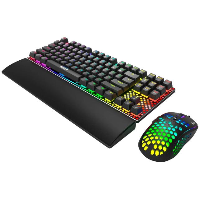 Геймърски комплект Marvo Gaming COMBO CM373 Red Switches 2-in-1 - Mechanical Keyboard TKL, Mouse