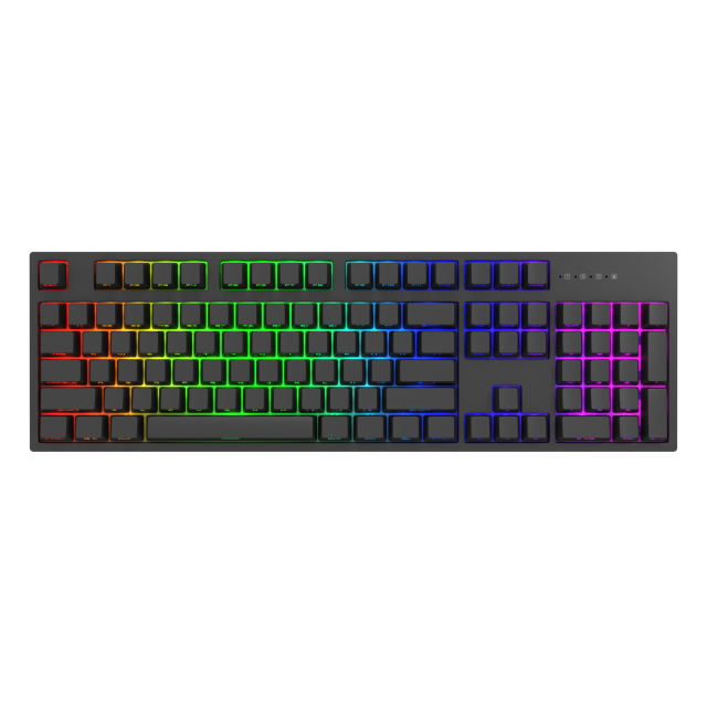 Геймърскa механична клавиатура Dark Project KD104A Black Full Size  - Hot-Swappable Gatheron Optical Red, RGB, PBT